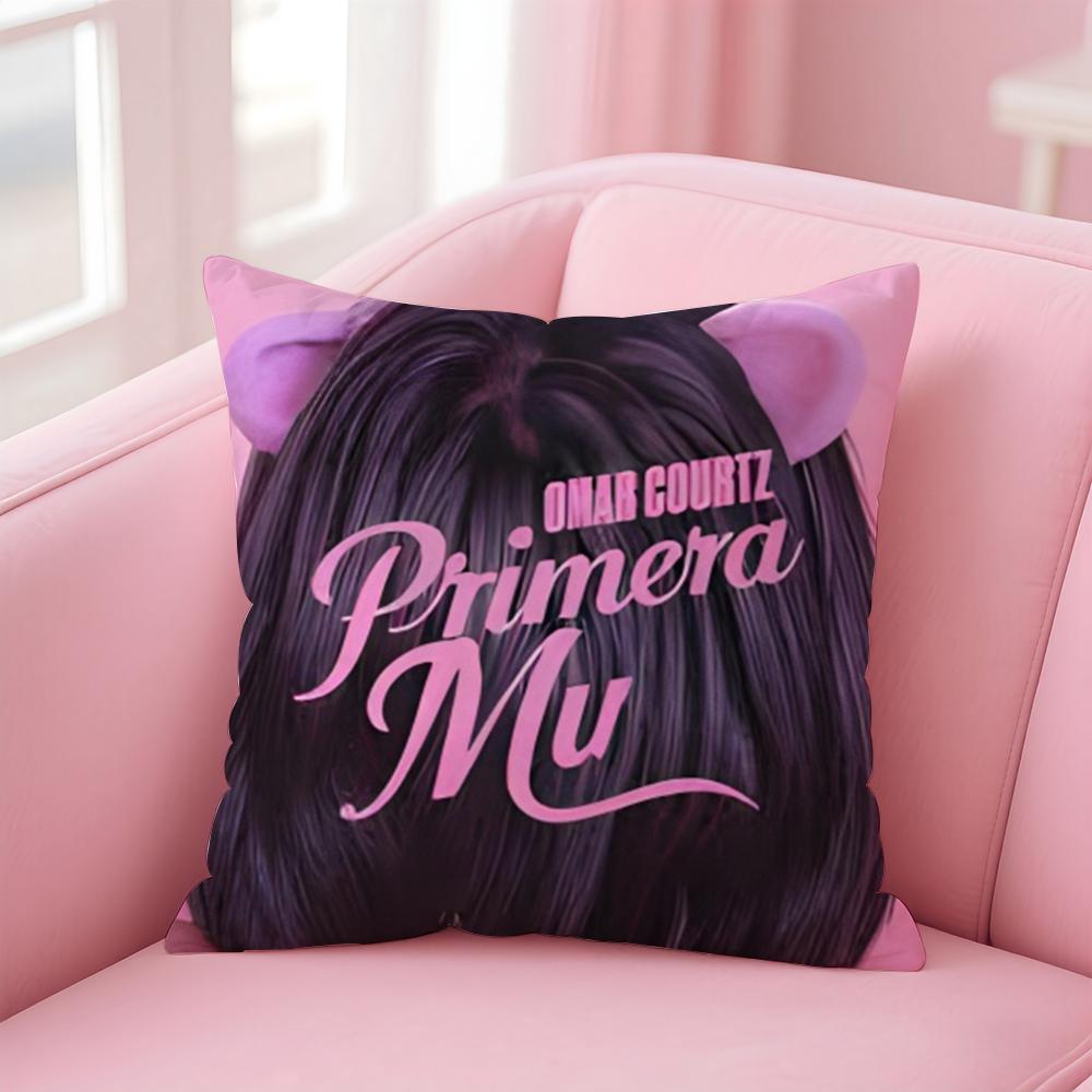 

Latin Trap Puerto Rican Rapper OOmar Courtz Cushion Cover Pillow Case Soft Skin Friendly Fabric Concealed Zipper 30X30cm