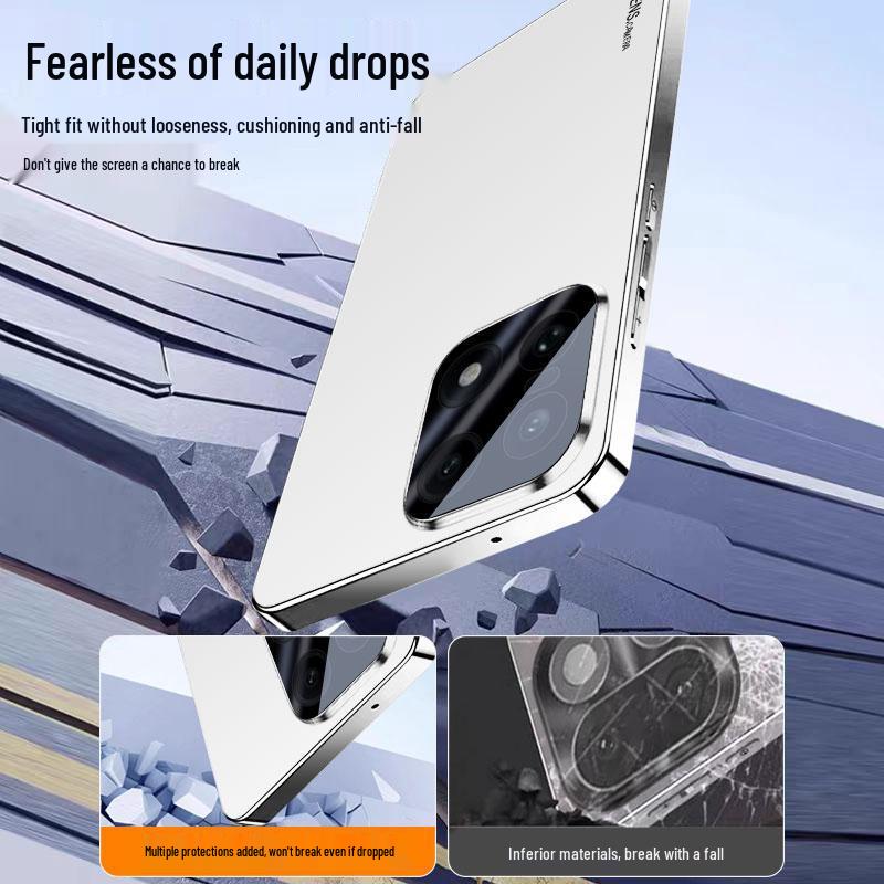 OnePlus 15 Galvanisierte Acryl Handyhülle - Fingerabdruckfest, Sturzsicher, Leicht, Harte Schutzhülle