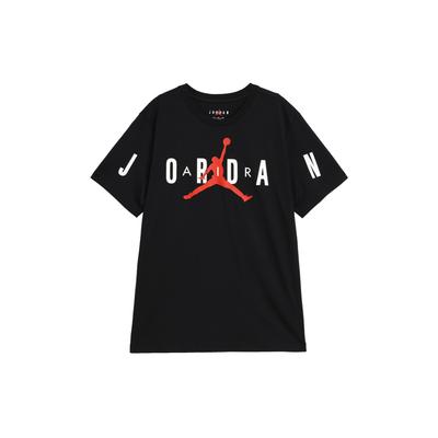 Pánské tričko s krátkým rukávem, volné, prodyšné, s kulatým výstřihem, s potiskem loga, americký retro styl, spadlý rukáv, Černá DV1446-010