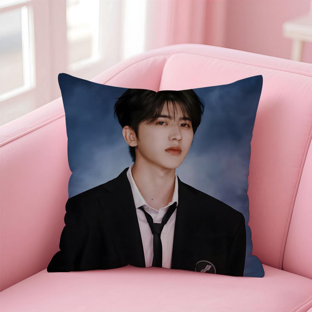 singer trendy CCai Xukun Cushion Cover Pillow Case Soft Skin Friendly Fabric  Concealed Zipper