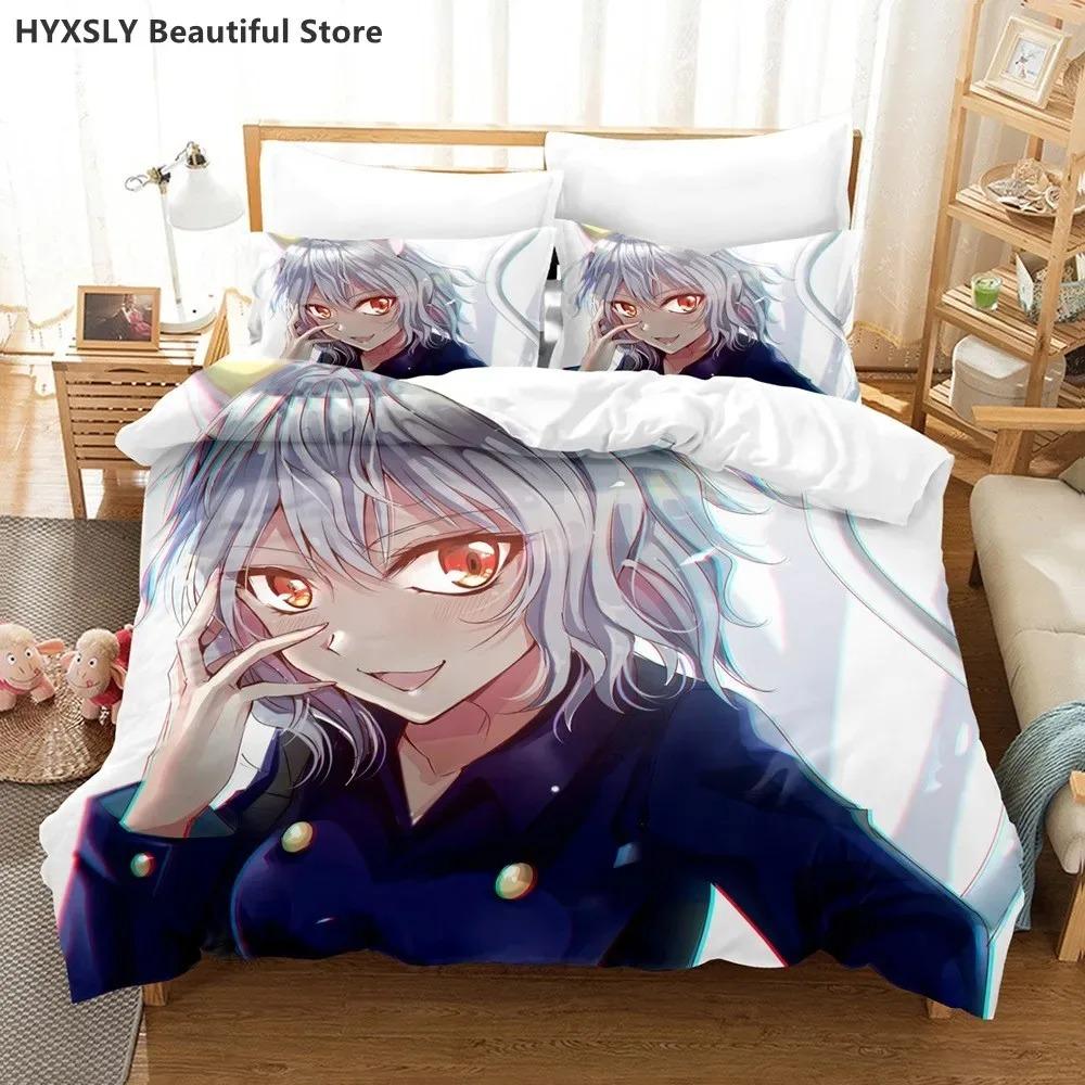 Hunter X Hunter 3D Bedding Set Japanese Anime Twin Queen King Quilt Cover Pillowcases Polyester For Boys