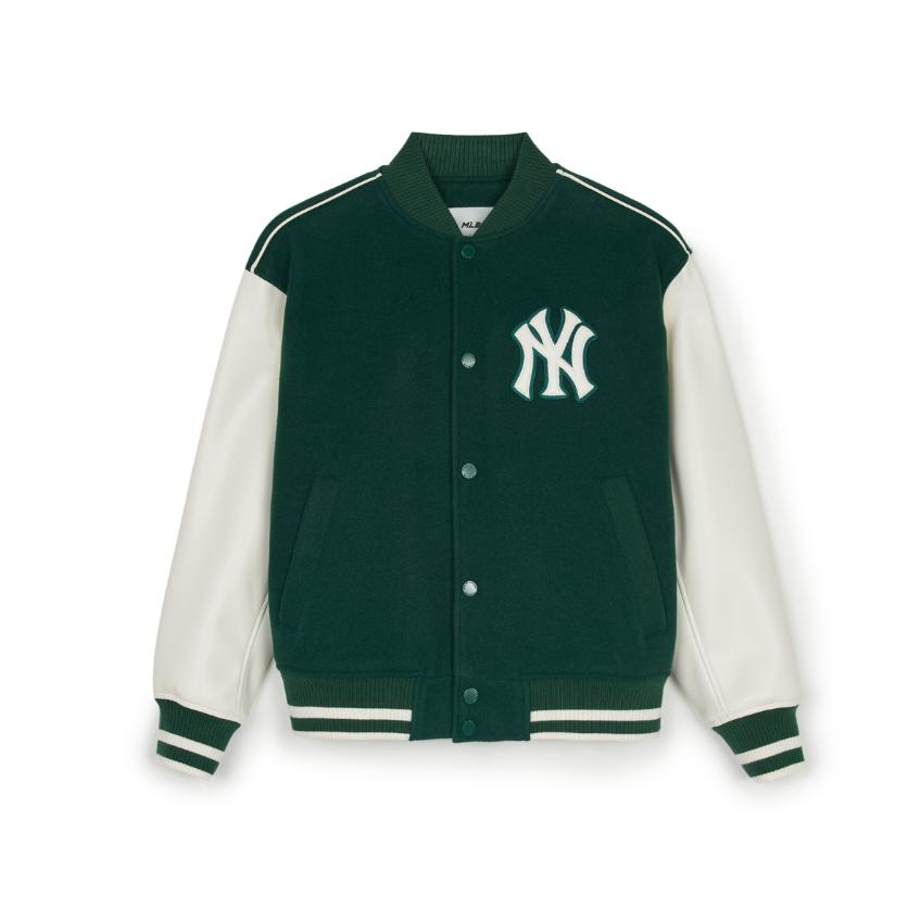 MLB Varsity New York Yankees Jacket Unisex Dark Green 3AJPV0151-50GND L