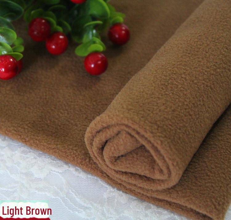 

Двусторонняя флисовая ткань: Идеально подходит для одеял, игрушек, одежды и фотофонов светло-коричневого