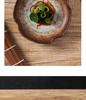 Chinese-style retro ceramic high-end irregular salad plates, dessert plates and creative tableware