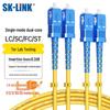 SK-LINK SC-SC Single-mode Dual-core Fiber Optic Patch Cable