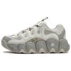 Croissant Mesh Fabric Synthetic Leather TPU Plush Comfortable Versatile Wear-Resistant Low-Top Dad Shoes Women Sneaker White F12W342123FTO