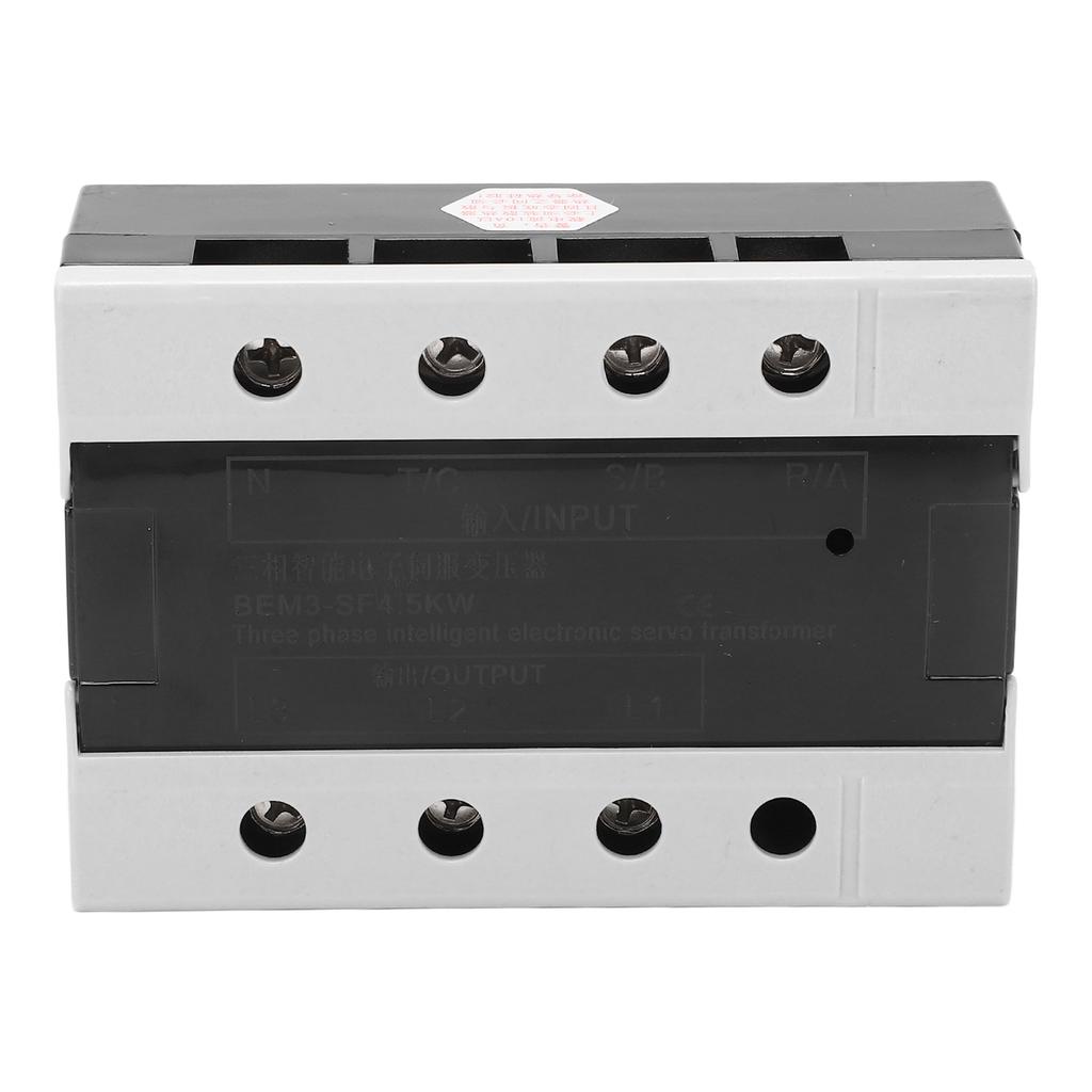 Electronic Servo Transformer 4.5KW 3 Phase Low Heat Noise Free Voltage Converter 360‑420V Input 200‑230V Output