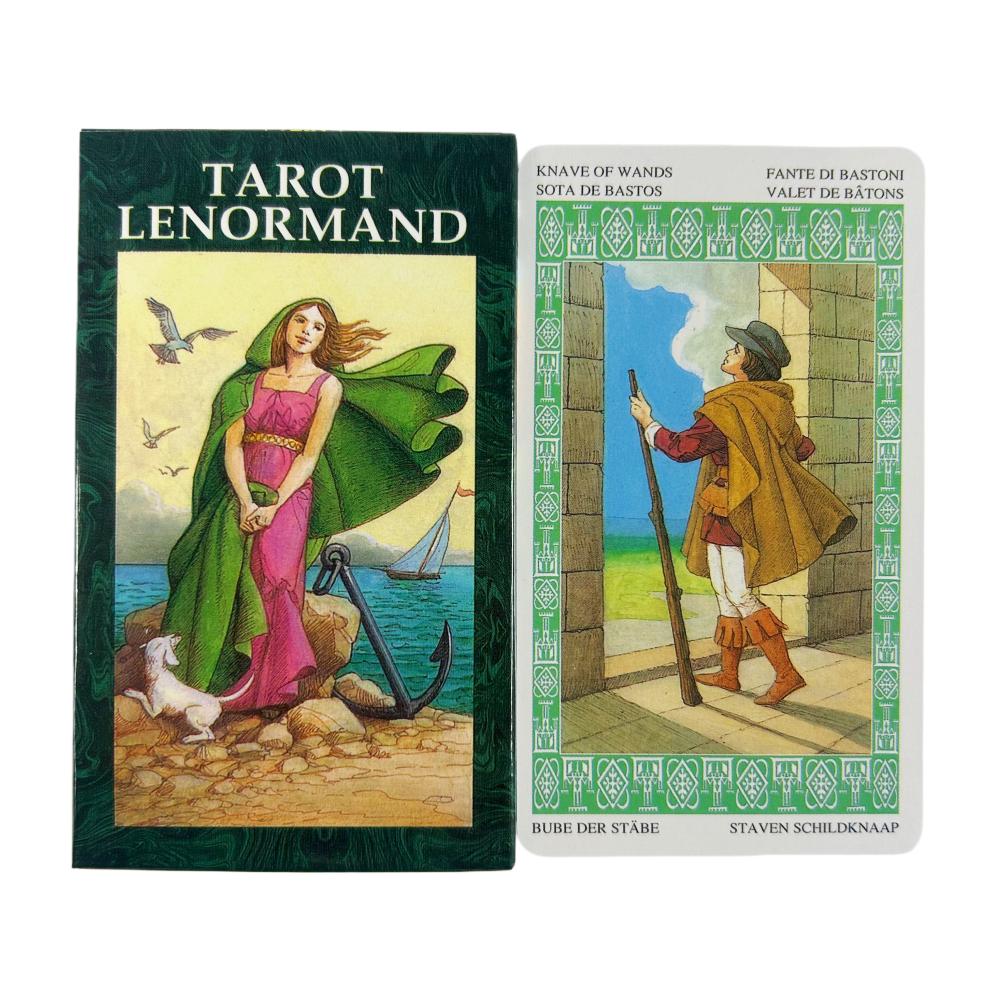 Tarocchi Lenormand Mazzo da 78 Carte 10,3*6 cm Strumento per Divinazione Lettura della Sorte Carte da Gioco