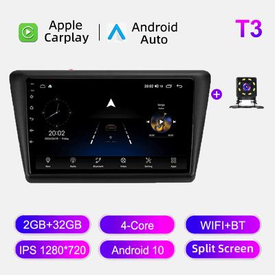 Car Radio Android Auto Carplay For Skoda Rapid NH3 NH1 2012-2020 Multimedia Player Head Unit Stereo GPS Navigation BT WIFI 2+32GB
