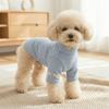 Warm Pet Bottoming Shirt Striped Pattern Two-Leg Dog Clothes Dog T-Shirts  Winter Season
