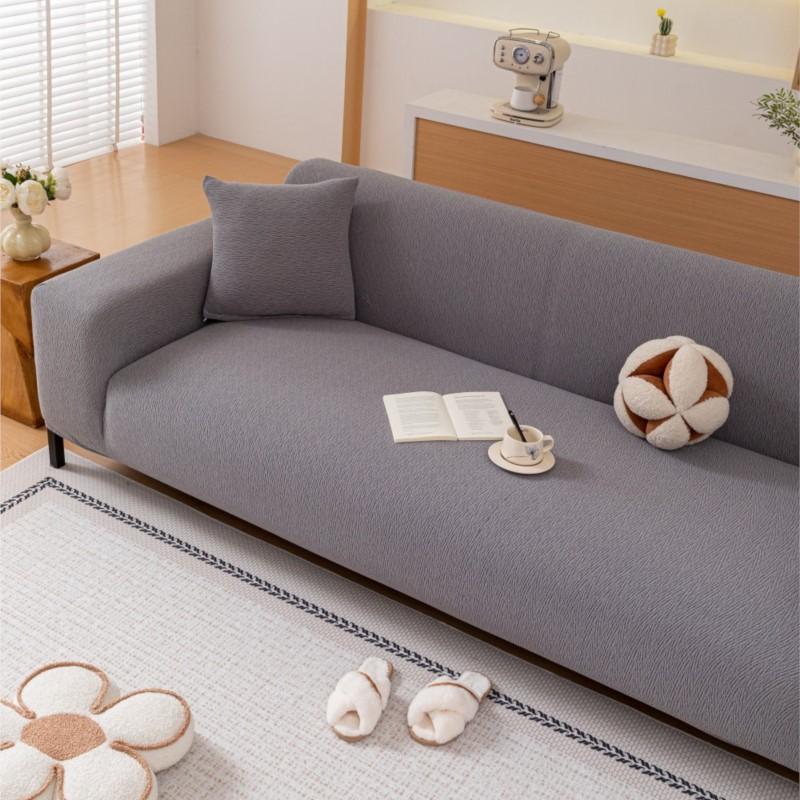 Sofa Cover All-Season Full Coverage Couch Slipcover One-Piece Cover Anti-Cat Scratch Non-Slip Protector Decor Sofa Towels 90-140cm