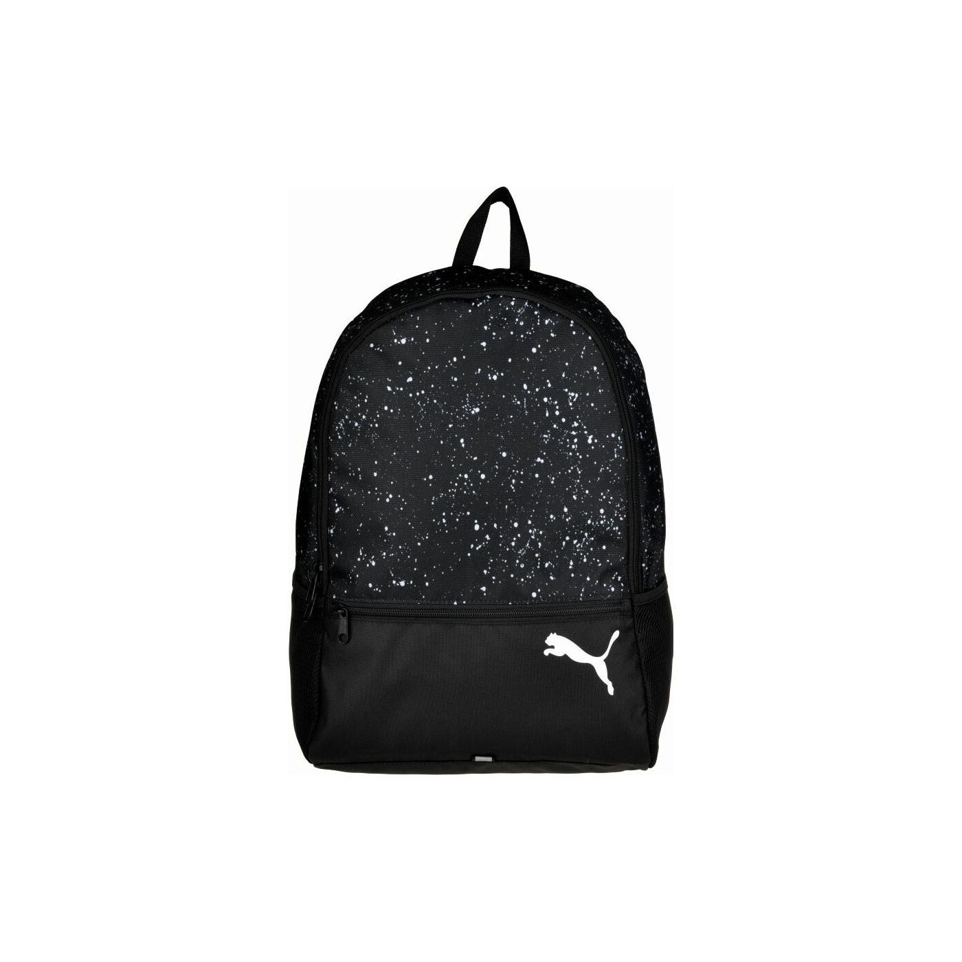 Puma Printed Logo Zipper Fabric Backpack Unisex Backpacks Black 074433-01 Black