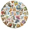 50PCS Cartoon Colorful House Graffiti Stickers - Waterproof DIY Decor for Guitar, Notebook & Luggage RecordingYourLife Store