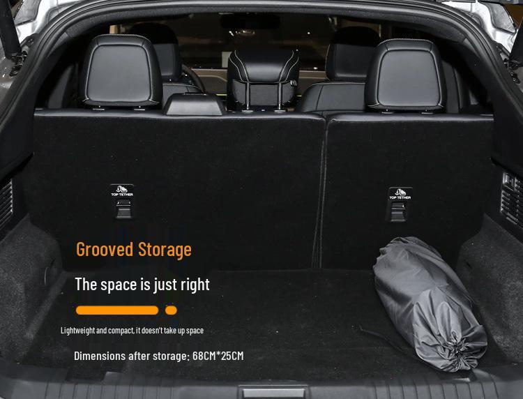 Ford Mustang Inflatable Car Mattress: Automatic Rear Seat Sleeping Pad for Trunk