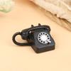 1Pcs Dollhouse Retro Telephone Dollhouse Toys