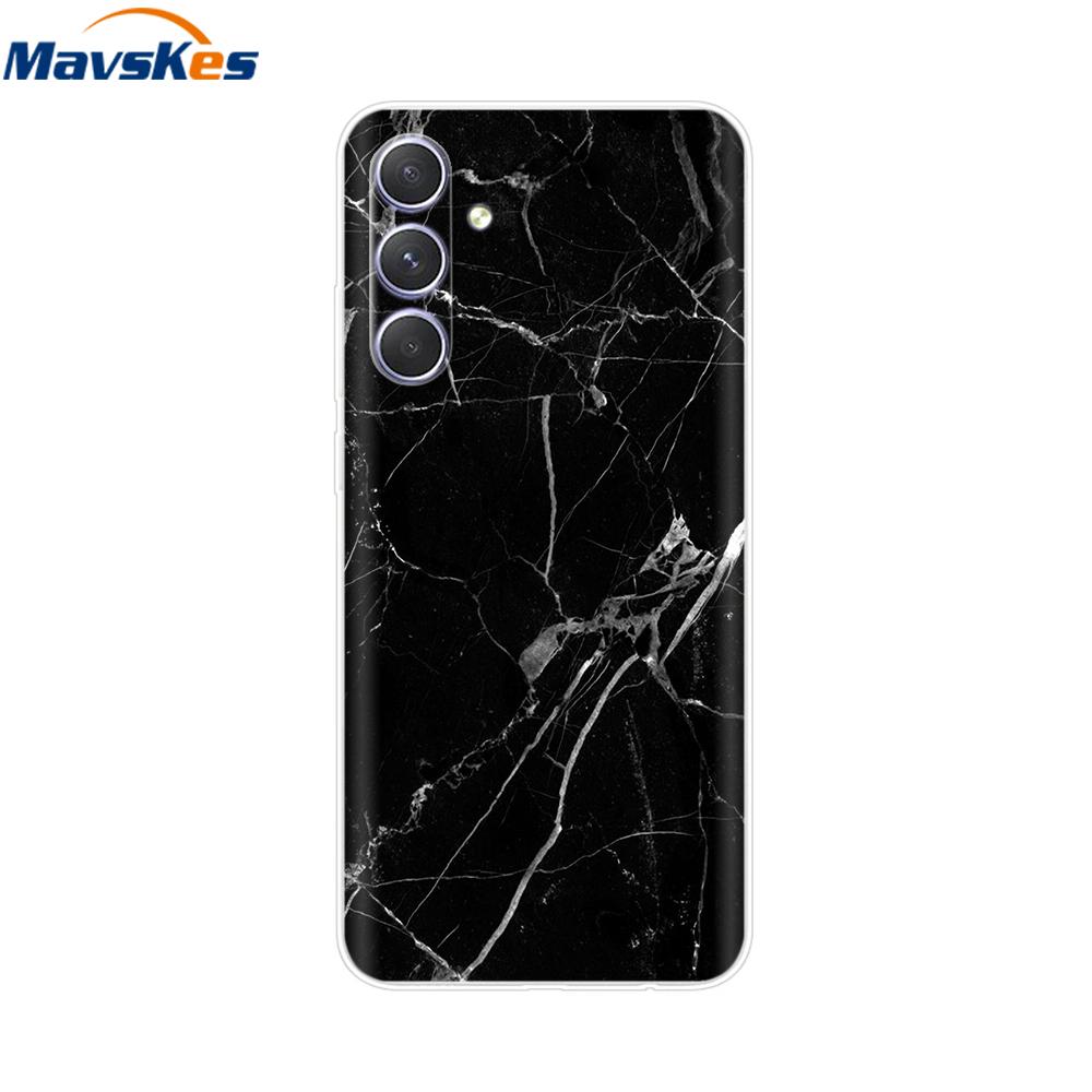 Shockproof Clear Silicone Soft Phone Back Case For Samsung Galaxy A55 5G SM-A556V A 55 Cases Cover Coque Shell Bags Mask Fundas