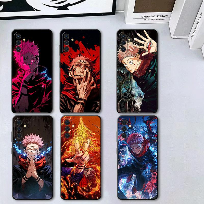 Anime Itadori Yuji JUJUSU Soft Phone Case for Samsung A17 A37 A57 A16 A26 A36 A56 A15 A25 A35 A55 A14 A24 A34 A54 A13 A23 A33 A5
