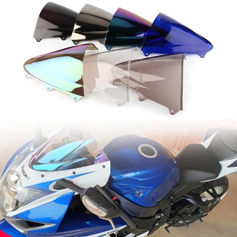 Motorcycle Double Bubble Windshield For Suzuki GSX-R GSXR 600 750 GSXR600 2011-2018 K11 WindScreen Accessories Fairing Deflector