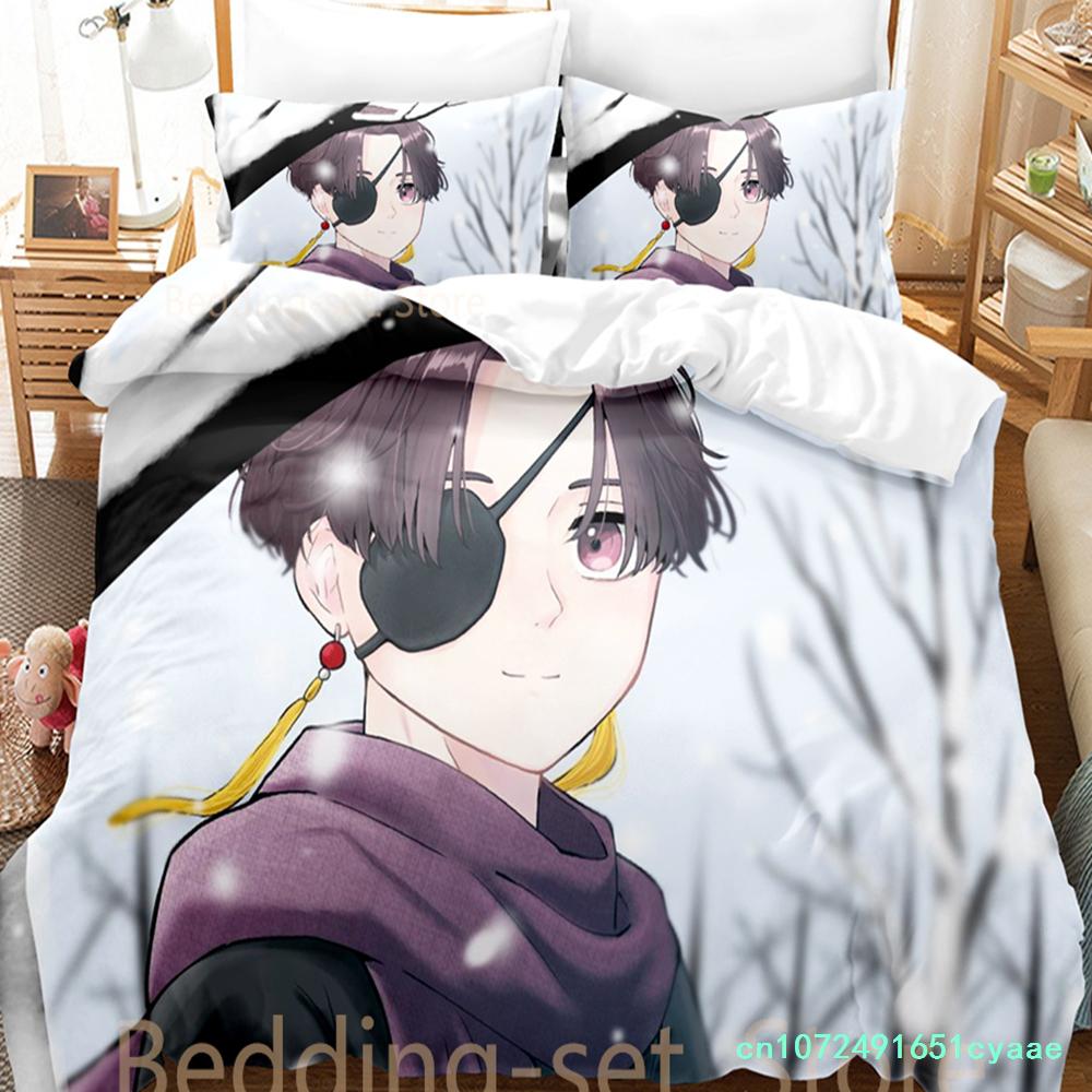 Kawaii Hayato Suou Bedding Set Single Twin Full Queen King Size Bed Set Adult Kid Bedroom Duvetcover Sets 3D Anime Bed Sheet Set