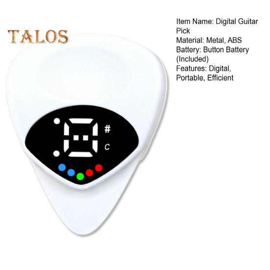 2v1 kytarová ladička a kytarové trsátko Digitální kytarové trsátko s LED displejem