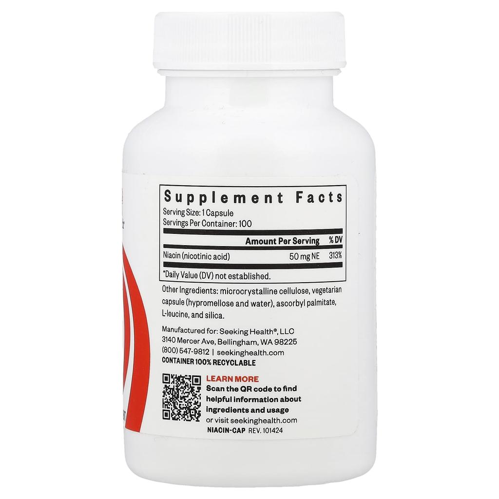 Niacin, 50Mg Ne, 100 Capsules