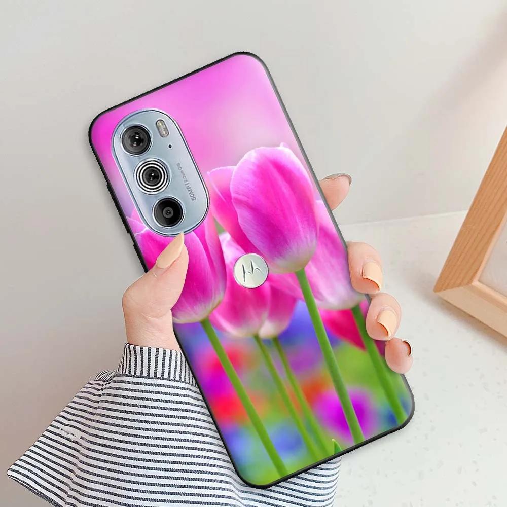For Moto Edge 30 Pro Case Cover Edge30 Matte Silicone Case for Motorola Moto Edge 30 30Pro Fashion TPU Protective Back Cover