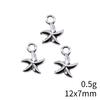 Seestern Meeres-Charms Kollektion Tier-Charms Für Strand-Thema DIY Armband Halskette Schmuckherstellung Zubehör Für
