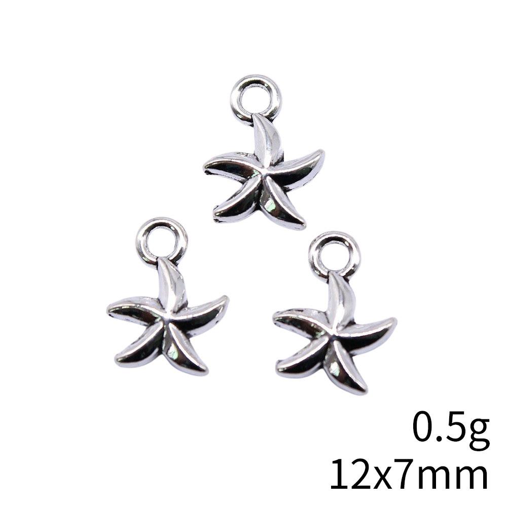 Seestern Meeres-Charms Kollektion Tier-Charms Für Strand-Thema DIY Armband Halskette Schmuckherstellung Zubehör Für