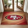 San Francisco 49ers Design Kristall-Samt-Teppich Weiche Dekorationsmatte für Schlafzimmer Eingang