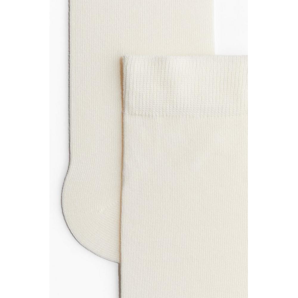 H M baMboo Viscose Blend Socks creaM