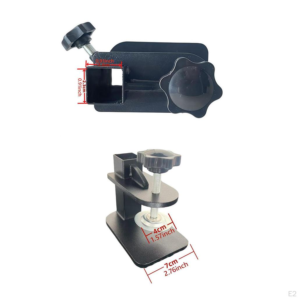 Clema Masă Toaletaj Animale de Companie Multifuncțională Oțel Inoxidabil Construcție Robustă pentru Grosime 2,8cm-6,8cm