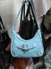 2025 Niche Women's Baguette Bag - PU Leather, Large Capacity, Star Buckle, Hot Girl Underarm Style, High-End Feel, Single Shoulder