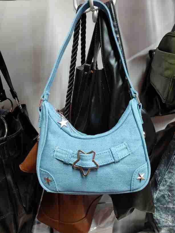 2025 Niche Women's Baguette Bag - PU Leather, Large Capacity, Star Buckle, Hot Girl Underarm Style, High-End Feel, Single Shoulder