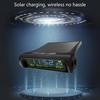 Solar Car Digital LCD Clock & Temperature Display Dashboard Clocks Backlight Electronic Screen Temperature Clock
