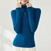 Yangzi Seamless High Neck 100% Fine Wool Slim Fit Women's Sweater