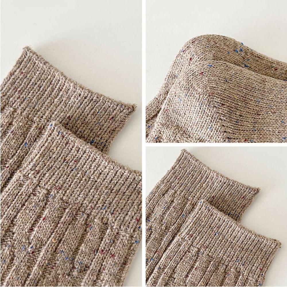 Comfortable Warm Winter Socks Thick Crew Socks Trendy Women's Wool Socks Autumn Season