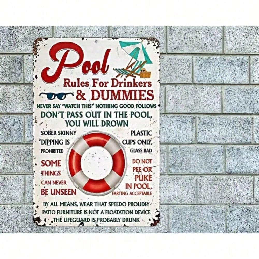 

Vintage Metal Tin Sign Wall Art Decor 20x30cm