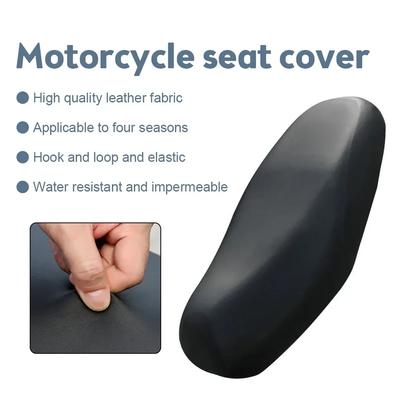 Potah na sedlo motocyklu univerzální chránič sedla motocyklu polštář elastický PU kůže motocyklové sedlo celý potah vodotěsný