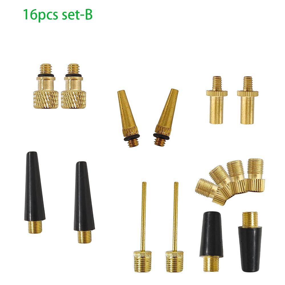 Valve Adapter Bicycle Inner Tube Fv/Av Gas Nozzle Conversion Head Bike Pump Valve Bike Accessories