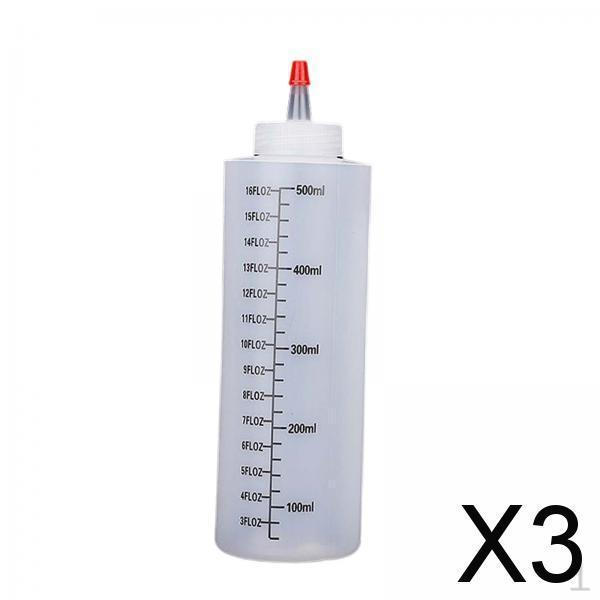 

2xПортативная бутылка для салатной заправки, бутылки для приправ для кухни, дома, барбекю, 500 мл, 3 шт.