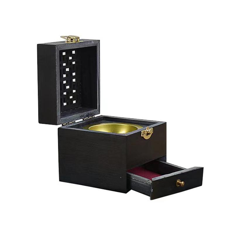 

Деревянная коробка для благовоний, ретро деревянная квадратная курильница, держатель для благовоний, ароматерапия, ароматические украшения, офис, домашний декор