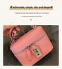 Women's Fashion Square Lock Chain Crossbody Bag