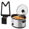 Pot Lid Holder Easy to Use Pot Lid Stand Stable Non-Slip Design Universal Slow Cooker Lid Support Fits Various Lid Sizes