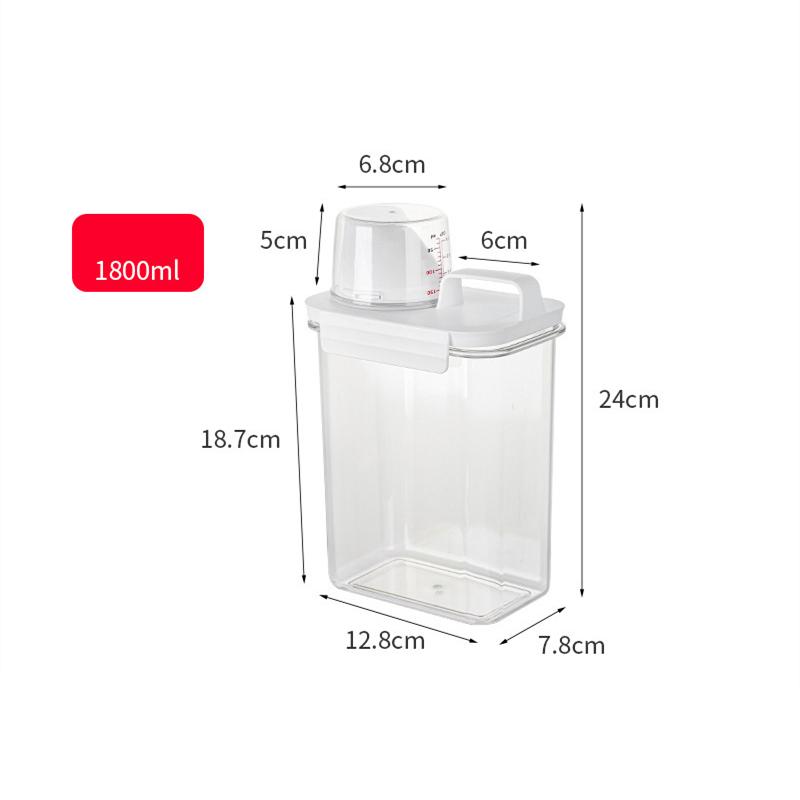 Sealed Transparent Food Storage Box Tank Rice Bucket Container Kitchen Dry Goods Organizer Grains Dispenser Jar for Bulk Cereals