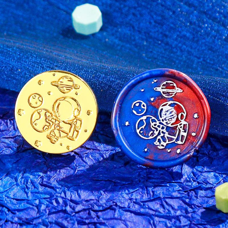 Eco-Friendly Zinc Alloy Retro Wax Seal Head with Color-Preserving Electroplating