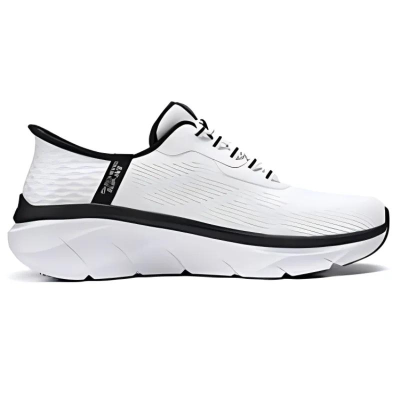 Skechers D'Lux Walker 2.0 Textile , Synthetic Leather Cushioning Breathable Cushioning Breathable Low top Running Shoes (Unisex)
