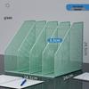 Desktop Metal File and Document Holder - Layered Office Rack & Book Stand