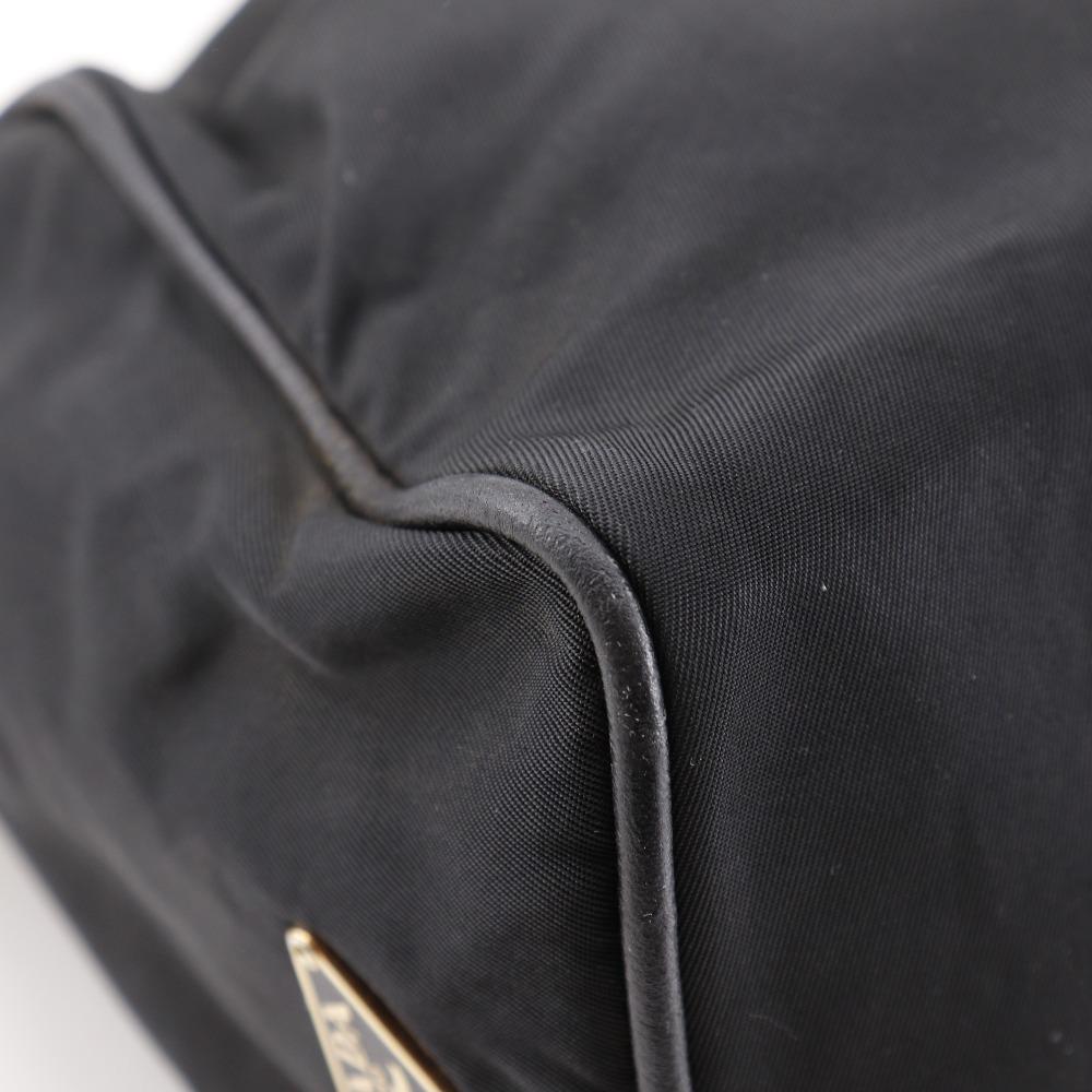 Prada Shoulder Bag Black Nylon Women Used