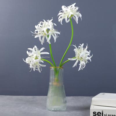 Künstliche rote Spinnenlilie, realistische Kunstseide, für Hochzeit, Zuhause, Büro, Tischdekoration, Kunstblumenzweig, Blumenarrangement, Dekoration, 2 Stück