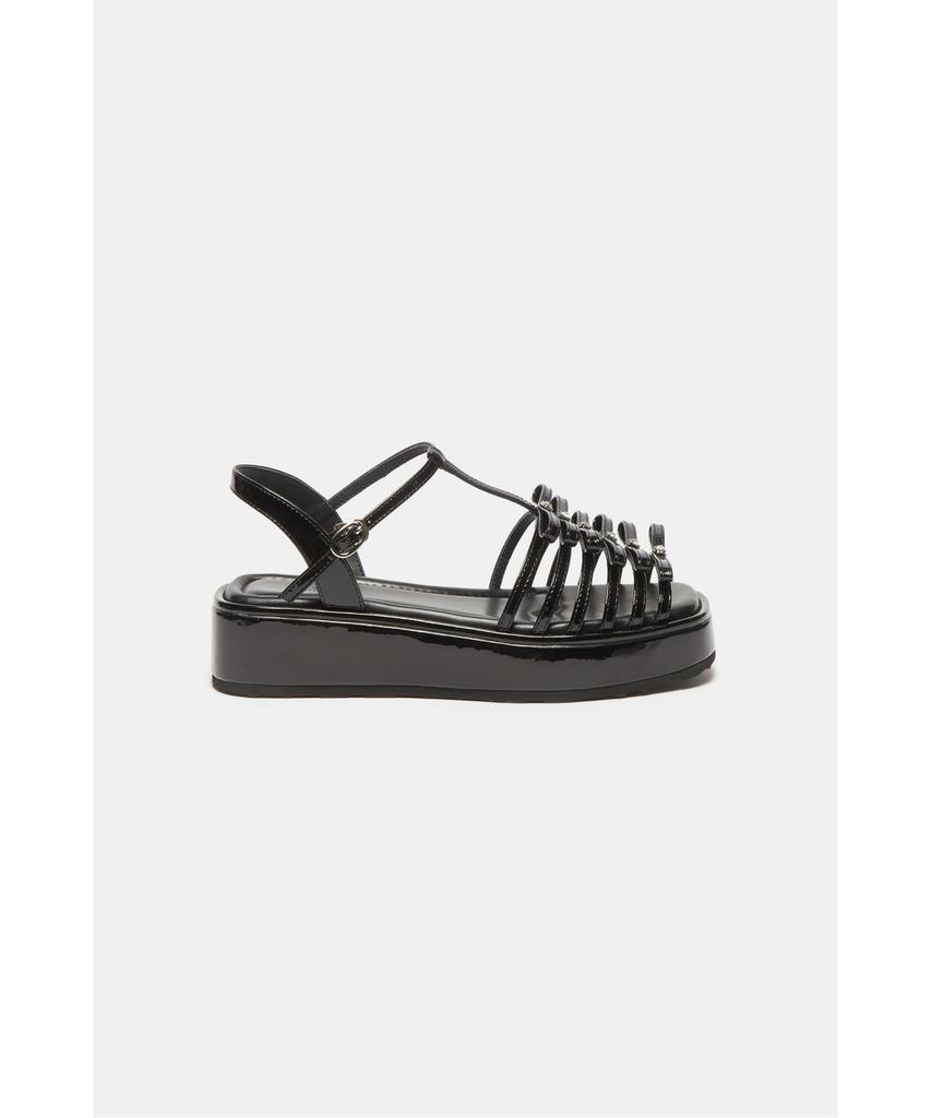 Suecomma Bonnie Multi-Strap Platform Sandals(Black)_Dg2Am26039Blk